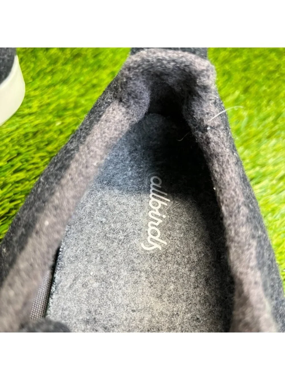 Allbirds Wool Runners Womens Size 7 Black White Casual Walking Shoes Sneakers